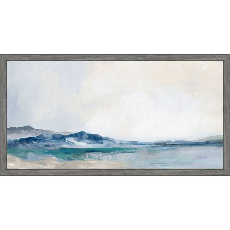 Tranquil Horizon Over Rolling Hills by PI Studio Framed Canvas Wall Art Print