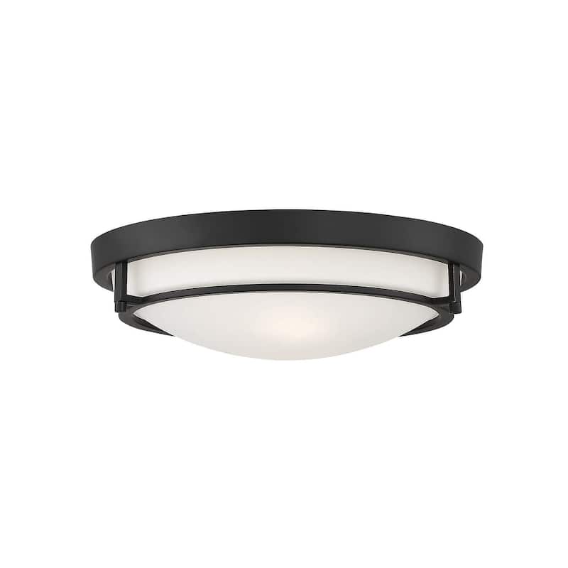Trade Winds Felton 2-Light 13" Ceiling Light For Hallways and Bedrooms