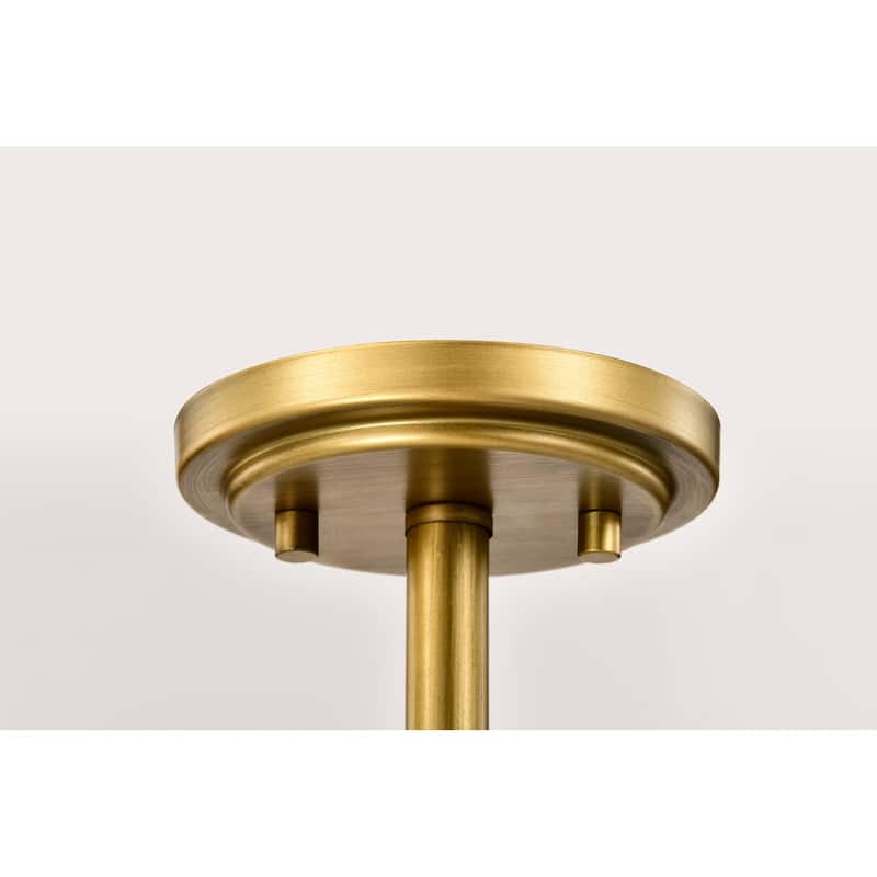 Nuvo Lighting 60/8647 Solara 3 Light 17" Wide Semi-Flush Drum Ceiling