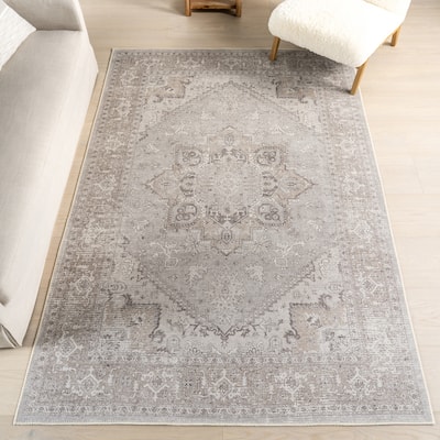 Nuloom Green Haven Collection Recycled Cotton Machine Washable Area Rug