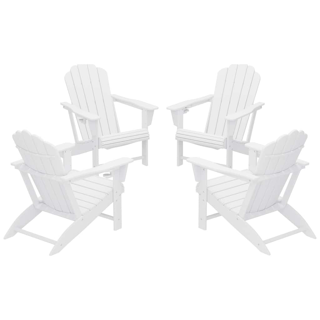 Aderson Outdoor Poly Adirondack Chair (Set of 4)