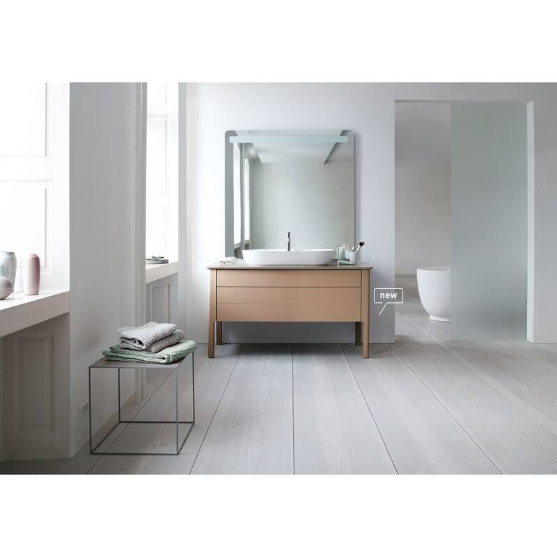 Duravit Luv 23-5/8" Oval Ceramic Vessel Bathroom Sink