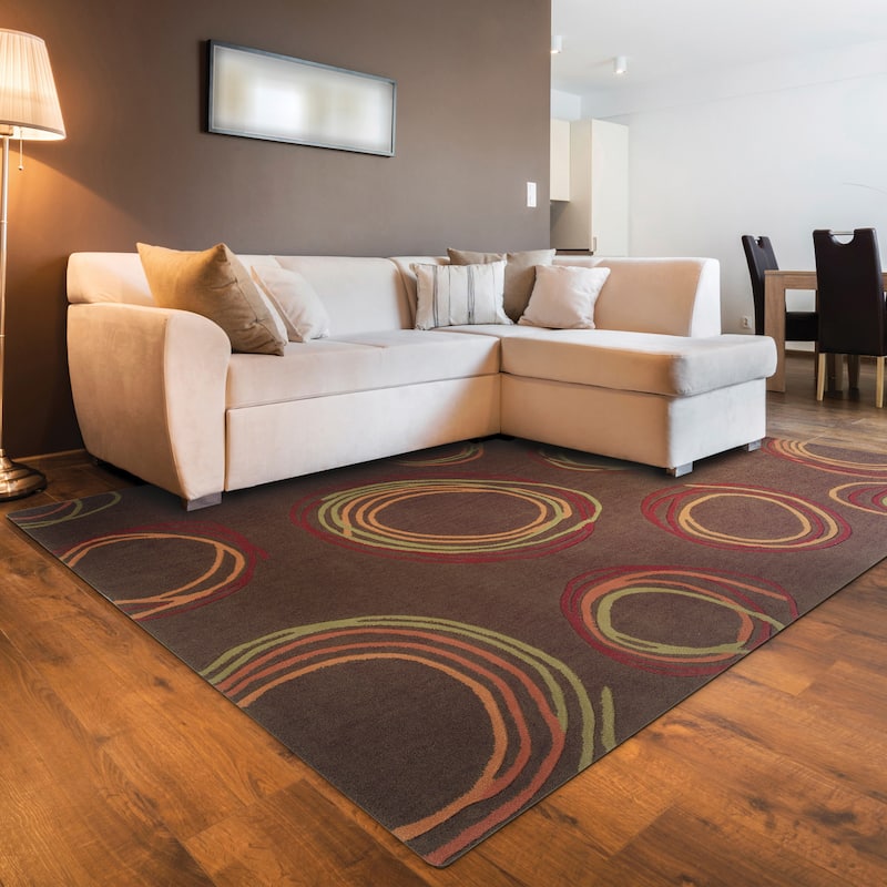 Hand Tufted Trio Collection Cylindrical Rug