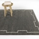 preview thumbnail 1 of 8, Clive Transitional Border Area Rug 5'3" x 7' - Grey/Cream