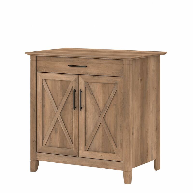 Key West Secretary Desk with Storage Cabinet by Bush Furniture