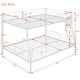 preview thumbnail 22 of 31, Contemporary Full XL Over Queen Bunk Bed with Solid Stability, Save Space or Split Into 2 Beds, Crafted for Safety, Black