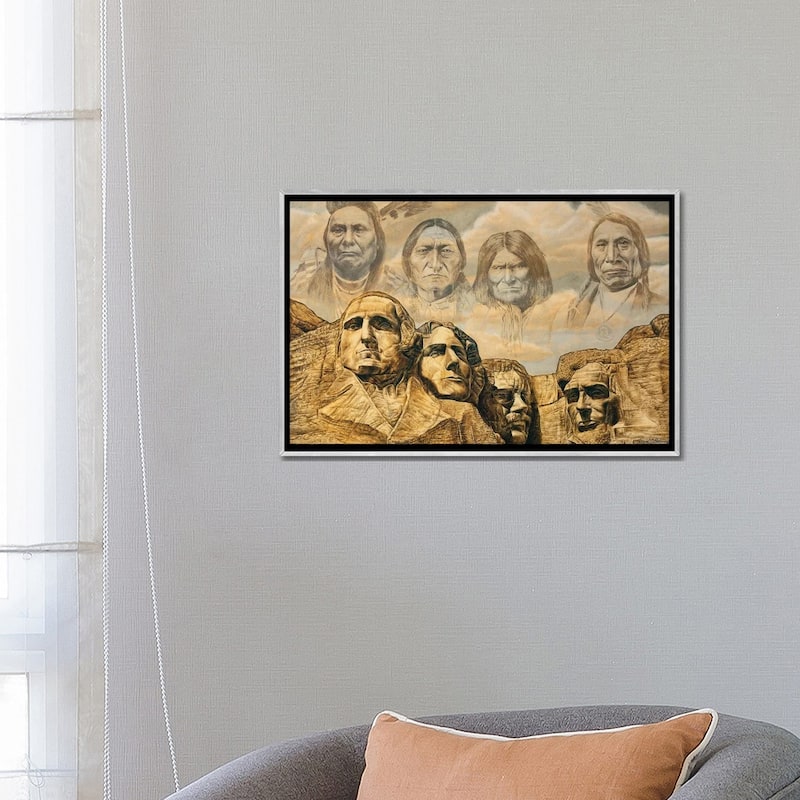 iCanvas "Founding Fathers" by David Behrens Framed