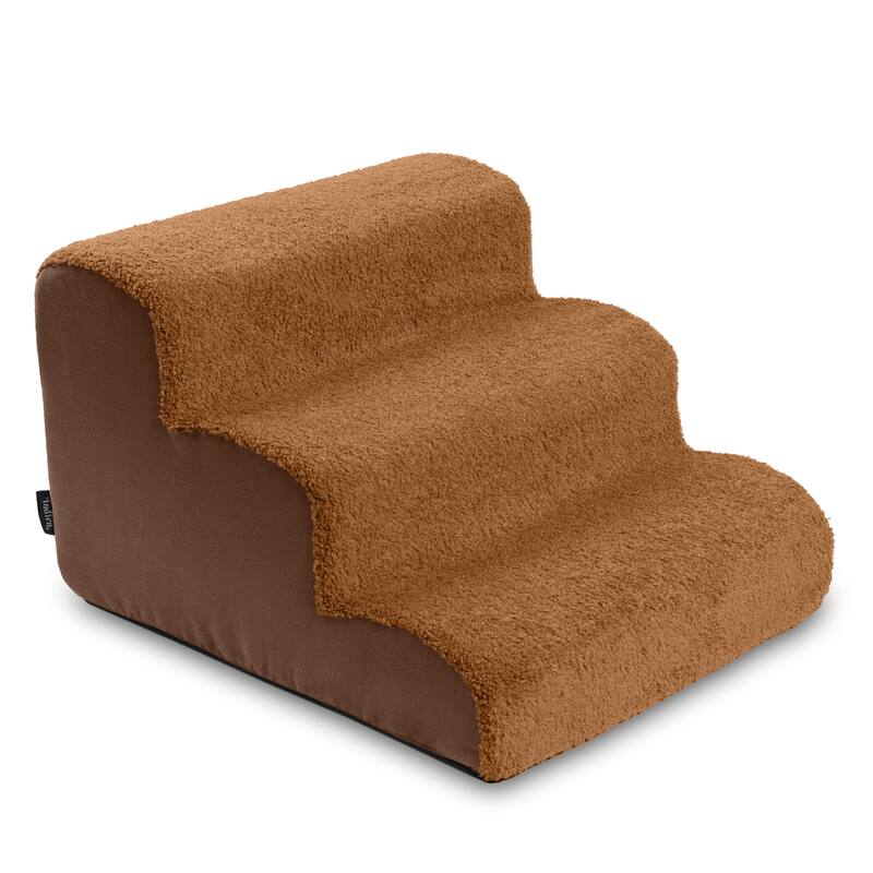 Dubb Pet Steps - Soft Foam Stairs for Cats and Dogs - 3 Stairs & 4 Stairs
