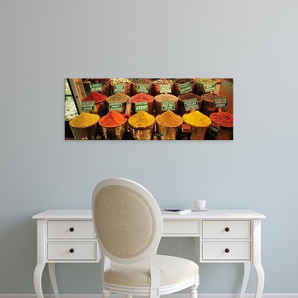 Easy Art Prints Panoramic Images's 'Spice Market Istanbul Turkey' Premium Canvas Art