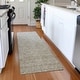 preview thumbnail 96 of 135, Machine Washable Indoor/ Outdoor Ombre Trellis Chantille Rug Taupe - 2'3" x 7'6"