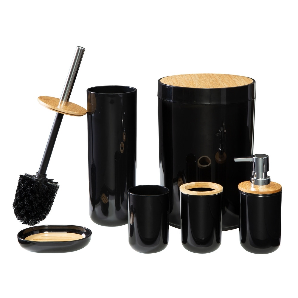 Brockton Bamboo Freestanding Storage  Bamboo bathroom accessories, Bathroom  decor accessories, Bamboo bathroom