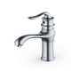 preview thumbnail 10 of 22, Karran Dartford Single Hole Single Handle Basin Bathroom Faucet with Matching Pop-up Drain