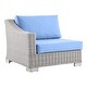 preview thumbnail 41 of 41, Conway Outdoor Patio Wicker Rattan 5-Piece Sectional Sofa Furniture Set