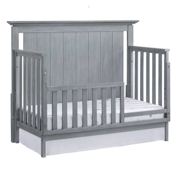 Langston 4-in-1 Convertible Crib, Graphite Gray - Grey - Bed Bath & Beyond  - 37247501