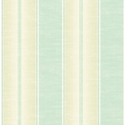 Seabrook Designs Juliana Linen Cut Stripe Unpasted Wallpaper