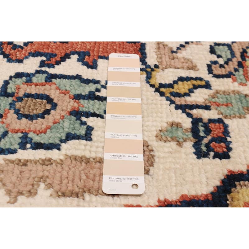 ECARPETGALLERY Hand-knotted Jules Serapi Cream Wool Rug - 7'10 x 9'10