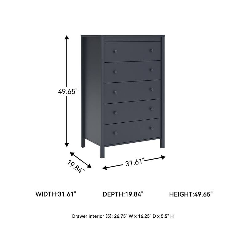 Signature Design by Ashley Simmenfort Blue Chest of Drawers