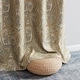 preview thumbnail 12 of 46, HLC.me Paris Paisley Print Light Reducing Filtering Grommet Window Curtain Panels - Set of 2