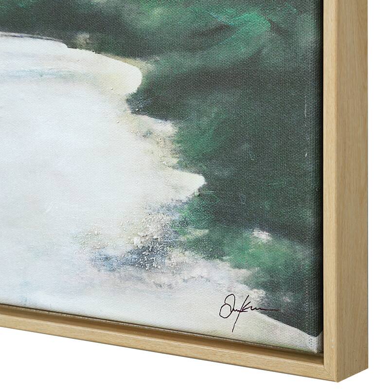 Molto 30" H x 40" W Canvas Art, Green