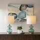 preview thumbnail 16 of 55, Ellipse Curved Gourd Glass Table Lamp, Set of 2