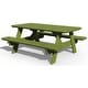 preview thumbnail 10 of 34, Poly Lumber 3' x 6' Picnic Table Lime Green