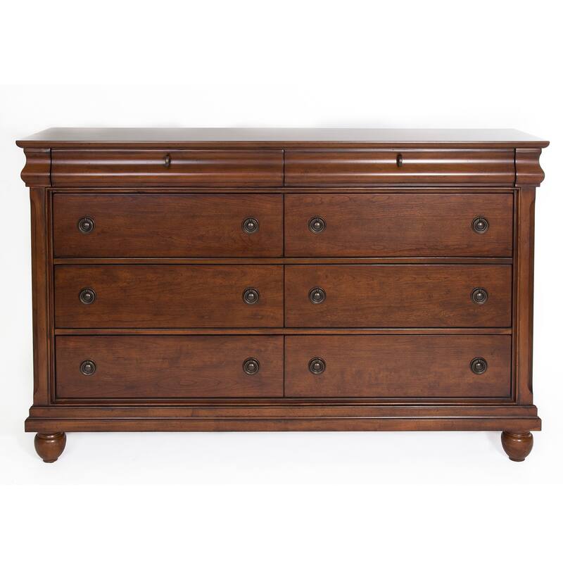 Rustic Traditions Rustic Cherry Dresser & Mirror