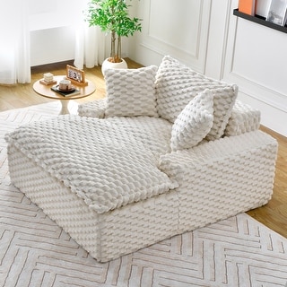 Oversized Single Sofa Chair Extra Wide Reclining Accent Chair Chaise Lounges