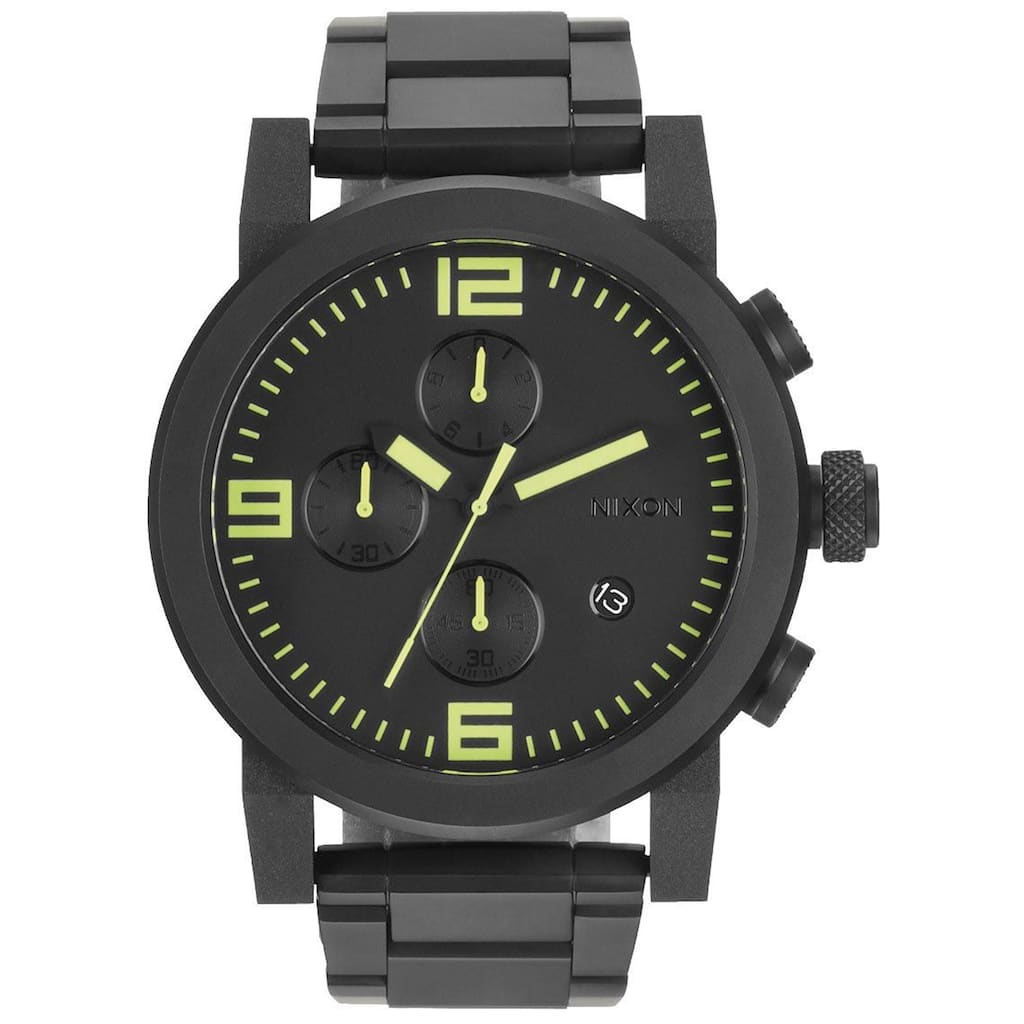 Nixon Men's The Ride SS Black Dial Watch - A347-1256 - 6 (36)
