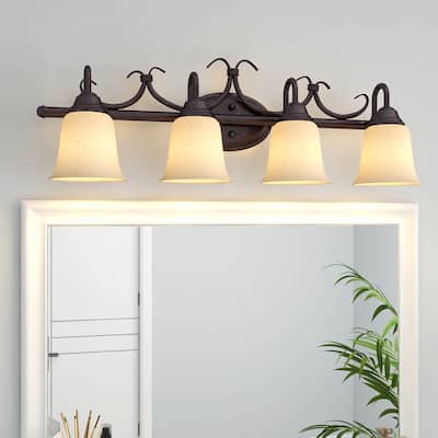 4-Light Vanity Light - 31.89"x9.76"x8.35"
