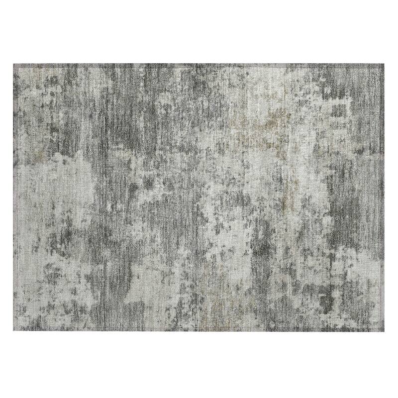 Machine Washable Indoor/ Outdoor Modern Jenna Chantille Rug