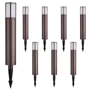 5CCT Low Voltage LED Bollard Pathway Lights, Outdoor Landscape Lights - 8 Pack
