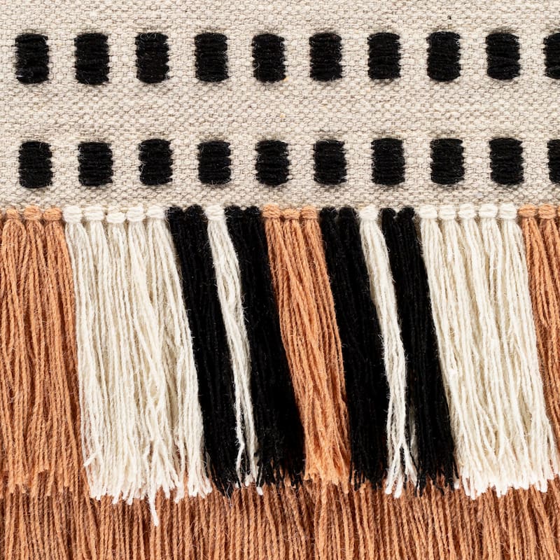 Artistic Weavers Kamilah Textured Layered Fringe Wall Hanging - 32"H x 20"W