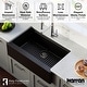 preview thumbnail 34 of 49, Karran 34" Undermount Large Single Bowl Quartz Farmhouse Workstation Kitchen Sink