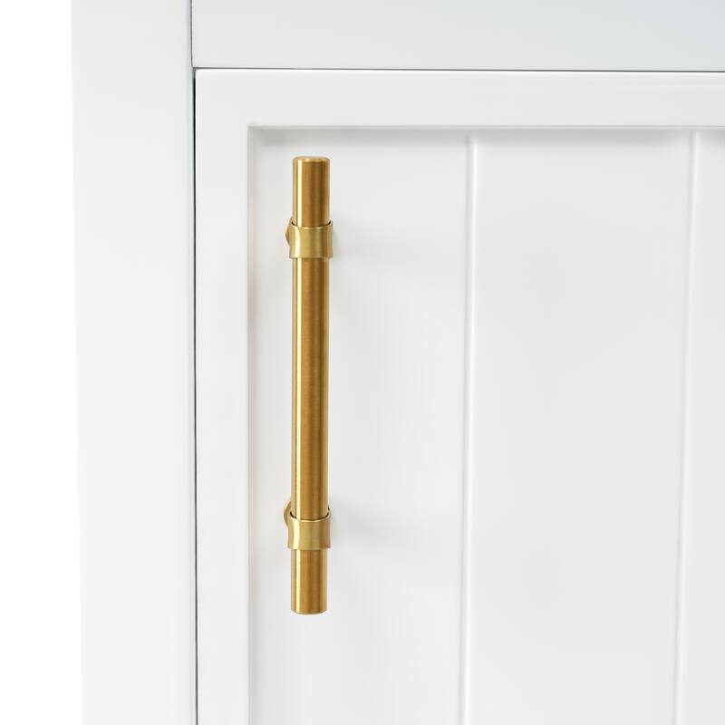 GDFStudio - Ethan Caldwell Compact Freestanding Bathroom Vanity with Smart Storage