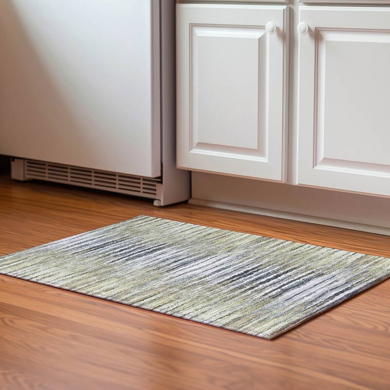 Premium Washable Super Soft Mayfield Rug - Beige - 1' 8" x 2' 6" - Rectangle