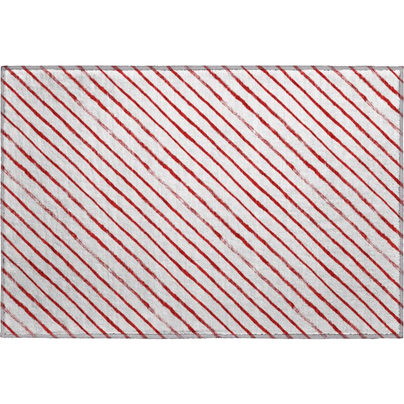 Premium Washable Super Soft Angle Stripe Mayfield Rug