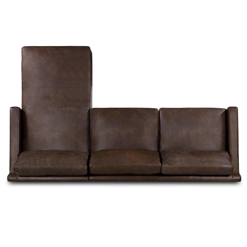 Poly & Bark Sorrento Sectional - Genuine Italian Leather