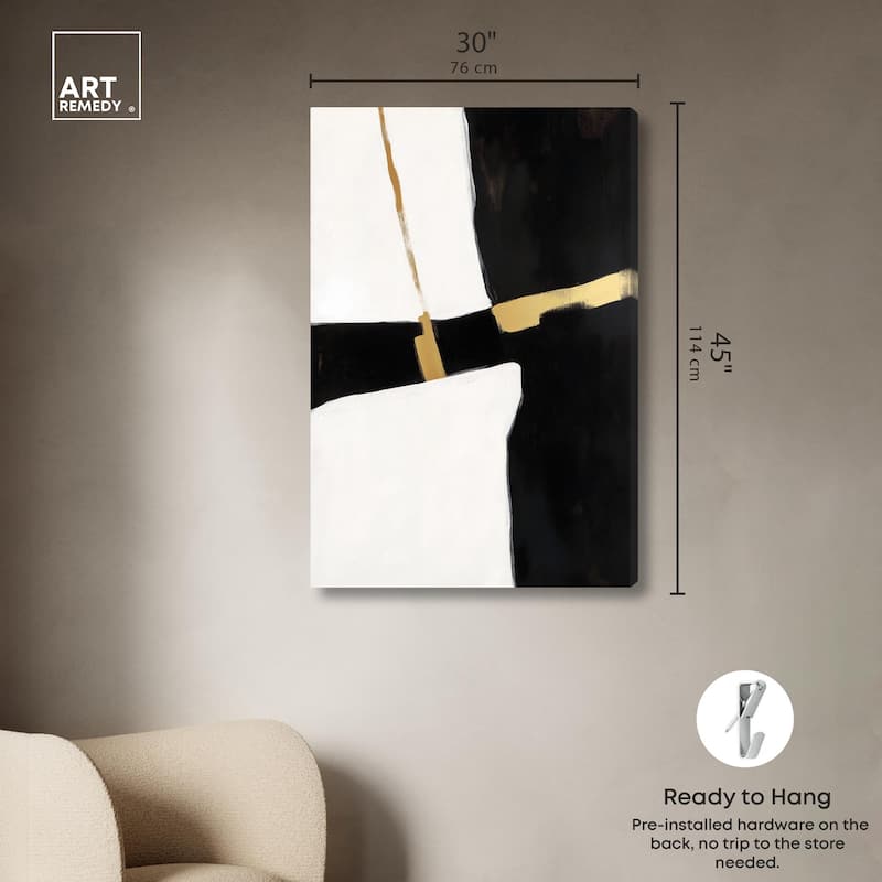 Dichotomy III Canvas by Art Remedy, Gallery Wrapped
