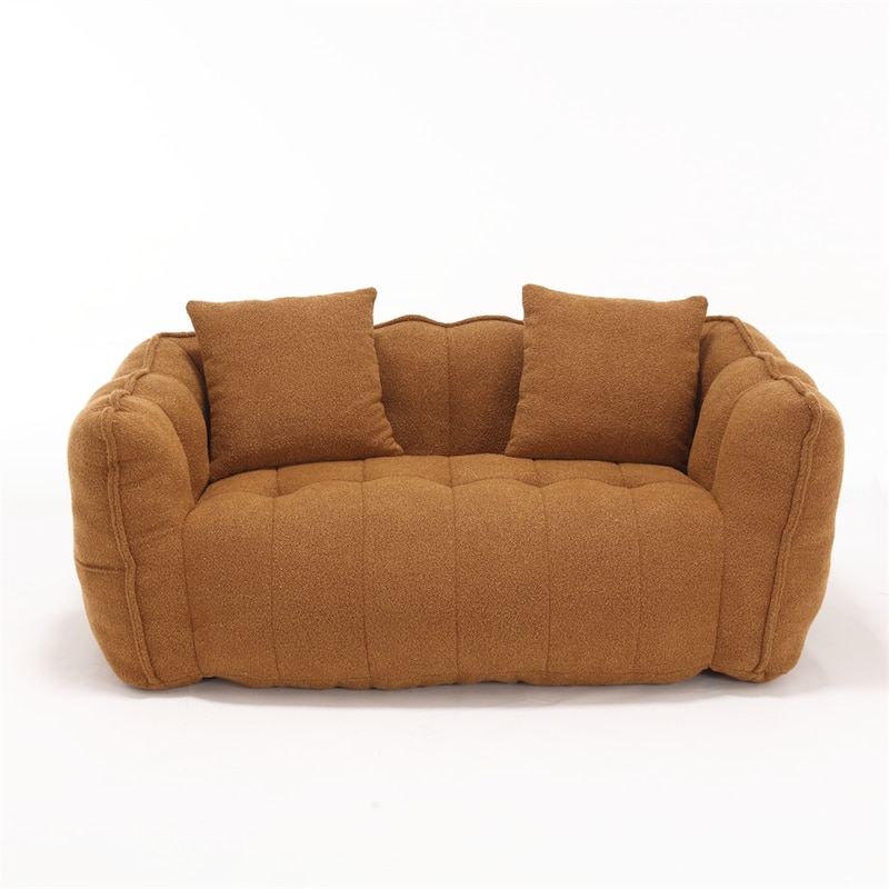 Modern Chenille Recliner Sofa with High Resilience Foam