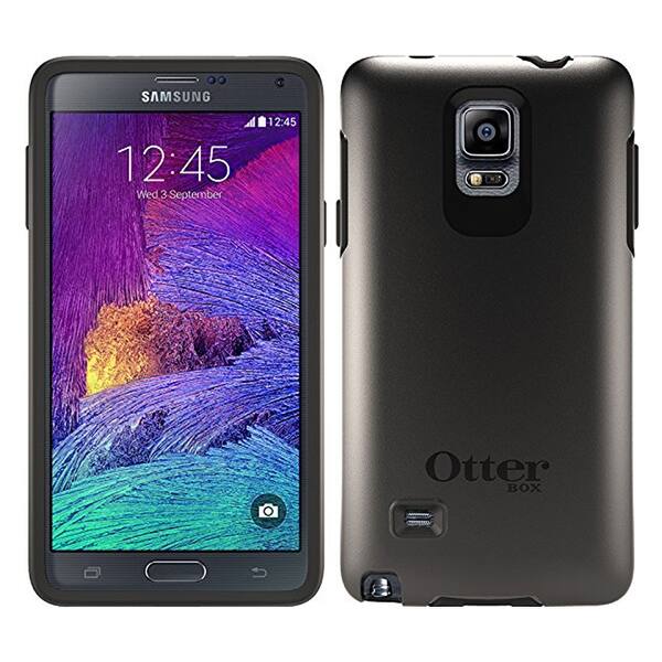 Shop Otterbox Symmetry Series Drop Protection Case For Samsung Galaxy Note 4 Black Overstock 16048223