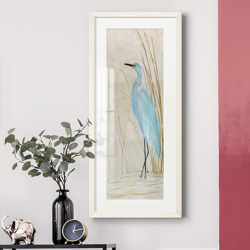 Soft Egret II-Premium Gallery Framed Print