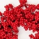 preview thumbnail 3 of 1, 16" Red Berry Wreath on Natural Twig Base - Multicolor