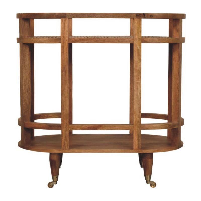 Artisan Furniture Solid Wood Isla Curved Butler Console , Brown