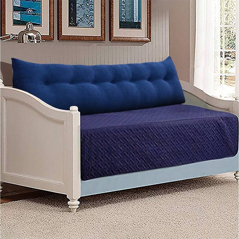WOWMAX Large Reading Wedge Headboard Pillow for Bed Rest Back Support