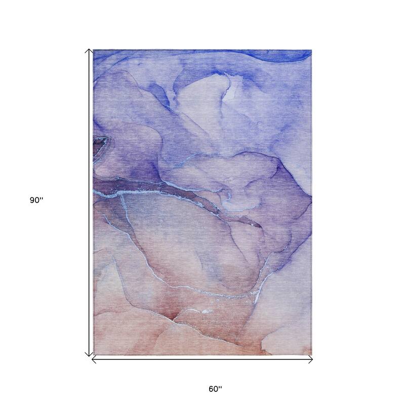 Fax Unique Abstract Weather Resistant Versatile Elegance Outdoor Rug