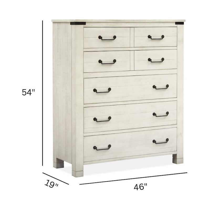 Magnussen Home Chesters Mill Alabaster Drawer Chest