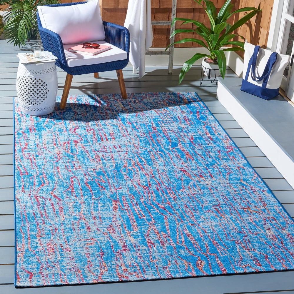 SAFAVIEH Summer Cesc Boho Indoor/ Outdoor Waterproof Patio Backyard Rug