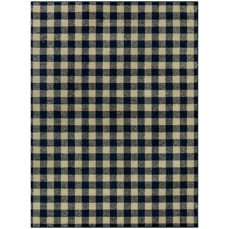 Rogers Gingham Area Rug
