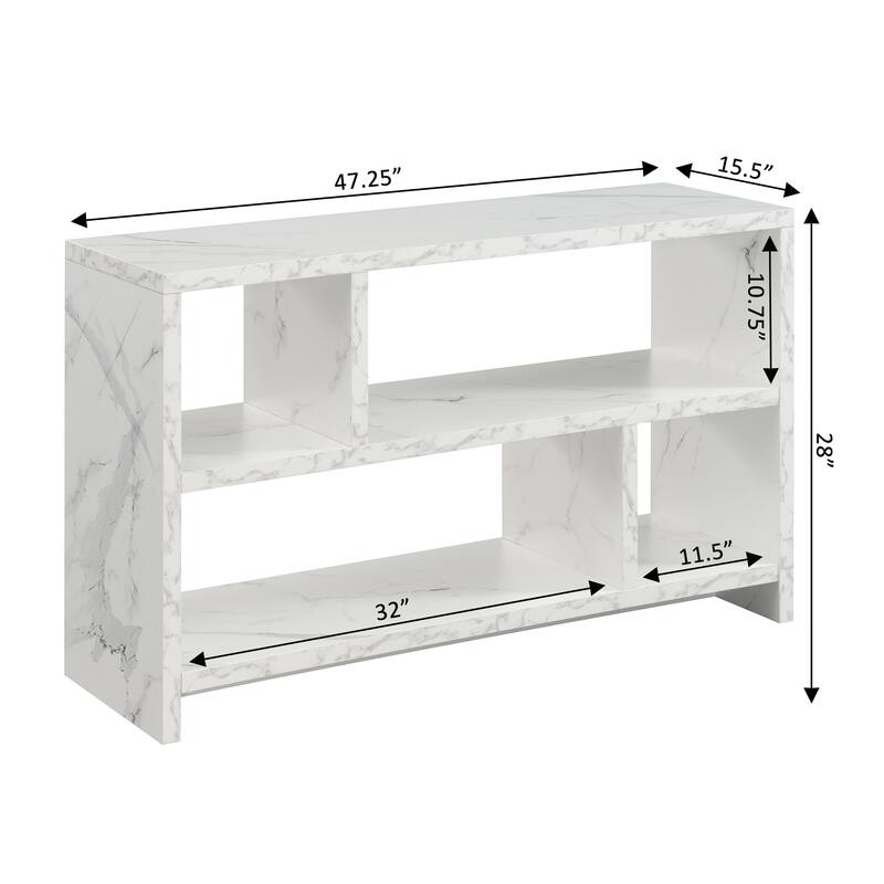 Convenience Concepts Northfield 55 inch TV Stand Console with Shelves
