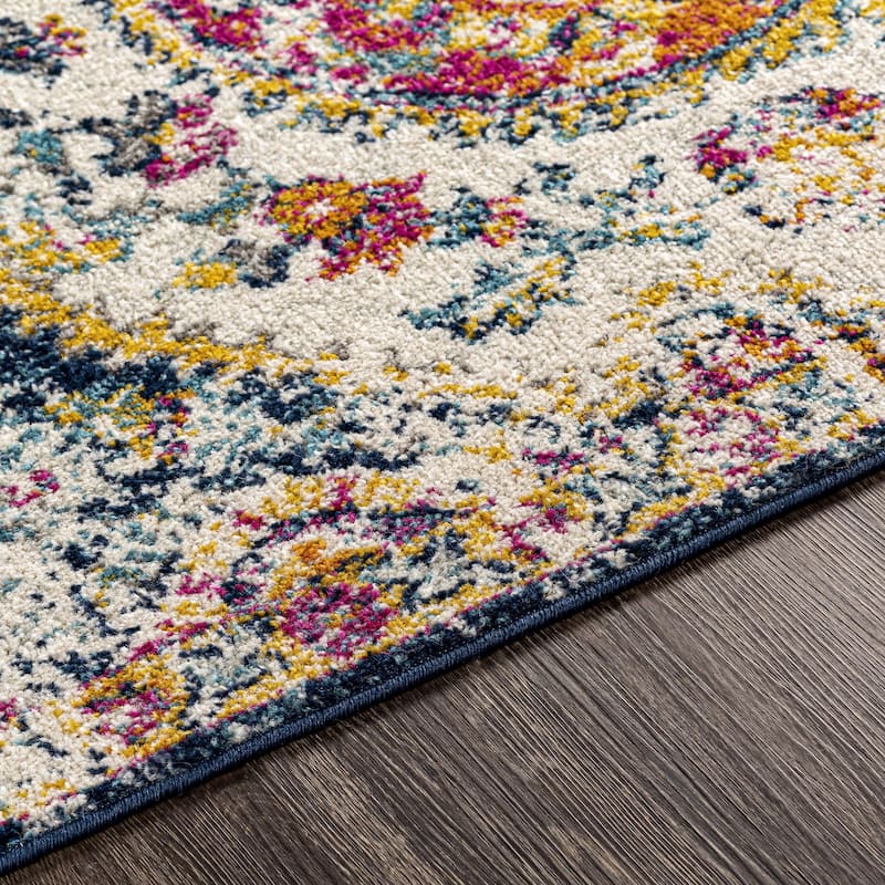 Livabliss Elaziz Updated Traditional Medallion Area Rug